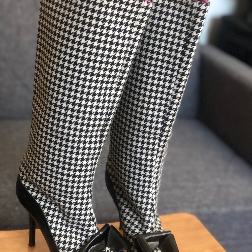 Emanuel Ungaro houndstooth boots - Picture 4 of 8